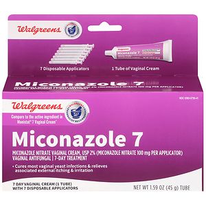 Walgreens Miconazole 7 Vaginal Antifungal Cream image