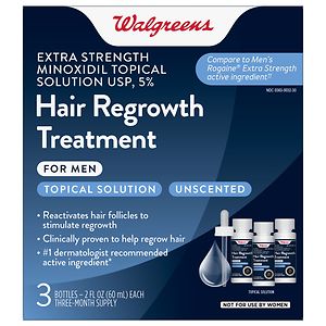 Walgreens Minoxidil Hair Regrowth Treatment For Men