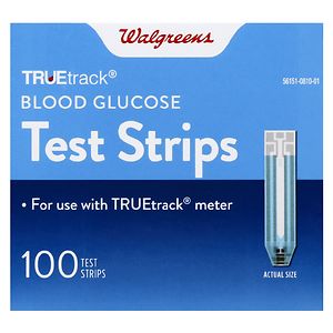 Walgreens Truetrack Blood Glucose Test Strips