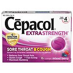 Cepacol Sore Throat & Cough Oral Pain Reliever/Cough Suppressant, Mixed Berry