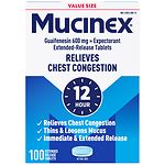 Mucinex Extended-Release Bi-Layer 600 mg Tablets