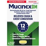 MucinexDM Expectorant & Cough Suppressant, 1200 mg Extended-Release Bi-Layer Tablets