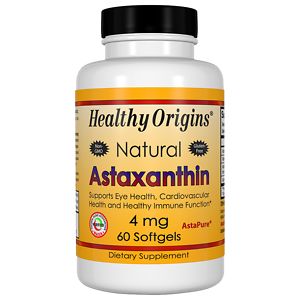 Healthy Origins Astaxanthin 4mg, Softgels