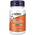NOW Foods Theanine 200mg with Inositol, Vcaps
