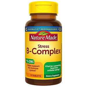 Nature Made Stress B Complex with Zinc, Tablets