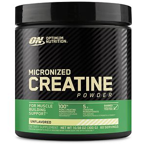 Optimum Nutrition Micronized Creatine 5,000 mg Powder, Unflavored