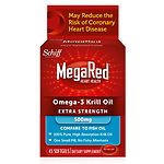 Schiff MegaRed Extra Strength 100% Pure Omega-3 Krill Oil, 500mg, Softgels