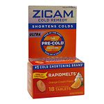 Zicam Ultra Cold Remedy Bi-Layer RapidMelts Quick Dissolve Tablets