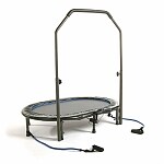 Avari by Stamina Oval Trampoline w/handlebar