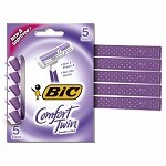 BIC Comfort Twin Sensitive for Women, Disposable Shaver