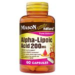 Mason Natural Alpha-Lipoic Acid 200mg, Capsules