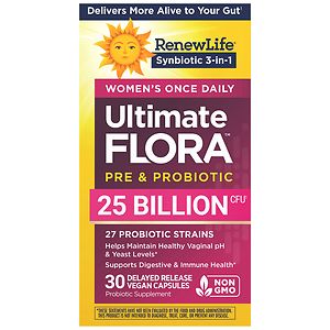 ReNew Life Ultimate Flora Women's Care Probiotic Veggie Capsules 