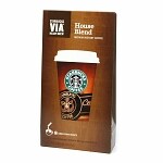 Starbucks Coffee Via Instant Coffee, House Blend