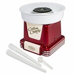 Nostalgia Electrics PCM-805RETRORED Retro Series Hard & Sugar-Free Cotton Candy Maker