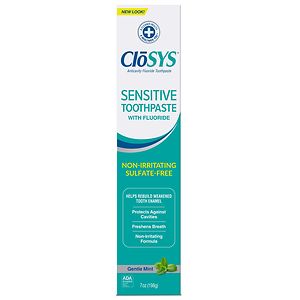 CloSYS Sulfate-Free Fluoride Toothpaste, Clean Mint
