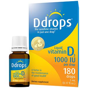 Ddrops Vitamin D3 1000 IU image
