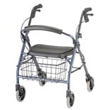 Nova Cruiser Deluxe Junior Rolling Walker Blue