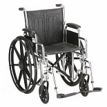 Nova 16in. Wheelchair with Detachable Arms 5165S16 inch 16 inch