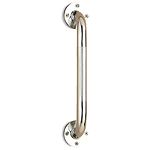 Nova Wall Grab Bar- Chrome with Knurled Handle, 12 inch