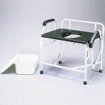 Nova Bar Drop-Arm Commode 800lb. Capacity
