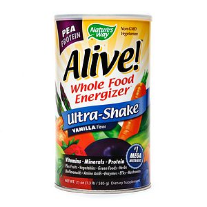 Nature's Way Alive! Whole Food Energizer Pea Protein, Vanilla