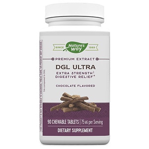 Enzymatic Therapy DGL Ultra Chewable Tablets German Chocolate image