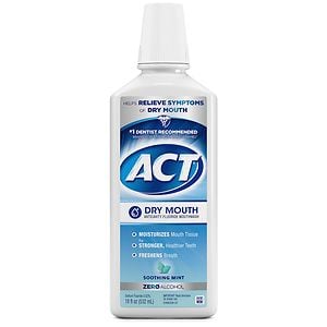 ACT Total Care Dry Mouth Anticavity Mouthwash Soothing Mint image