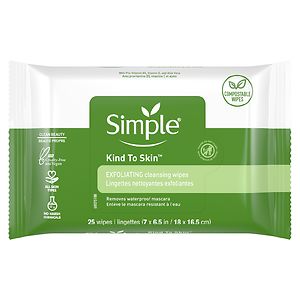 Simple Exfoliating Facial Wipes image
