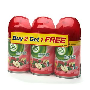 Air Wick Freshmatic Ultra, Refill, Buy 2, Get 1 Free, Apple Cinnamon Medley, Apple Cinnamon Medley