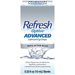 Refresh Optive Advanced Lubricant Eye Drops