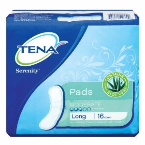 Tena Serenity Moderate Long Absorbency with Aloe Vera Pads image