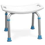Adjustable Bath & Shower Chair with Non-Slip SeatWhite wag-Adjustable Bath & Shower Chair with Non-Slip SeatWhite