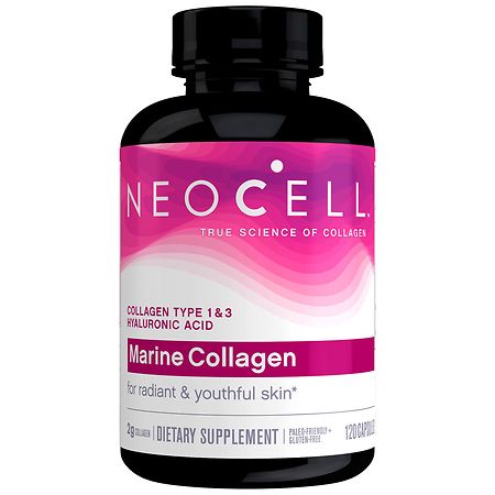 NeoCell Fish Collagen + Hyaluronic Acid, Capsules