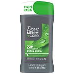 Dove Men+Care 48h Antiperspirant & Deodorant, Twin Pack, Extra Fresh
