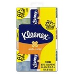 Kleenex Anti-Viral Pocket Pack Facial Tissue, 3 Pack
