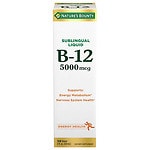 Nature's Bounty B-12 Sublingual Liquid 5000 mcg, Berry