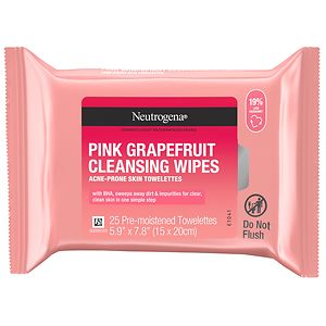 Neutrogena Oil-Free Cleansing Wipes Pink Grapefruit Pink Grapefruit image