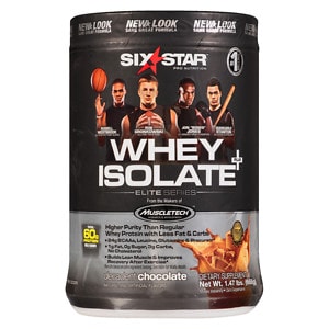  Six Star Elite Series Whey Isolate Dietary Supplement Powder Decadent Chocolate 