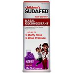 Sudafed Children's, Non-Drowsy Nasal Decongestant, Grape