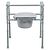 Drive Medical Steel Folding Bedside Commode | Walgreens