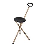 Adjustable Height Folding Lightweight Cane Seat wag-Adjustable Height Folding Lightweight Cane Seat