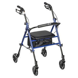 Drive Medical Adjustable Height Rollator with 6 image