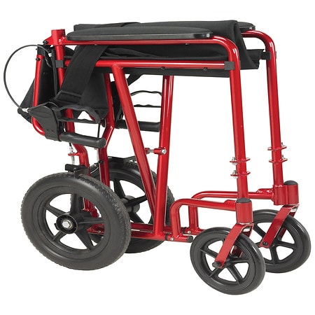 Drive Medical Lightweight Expedition Transport Wheelchair With Hand ...