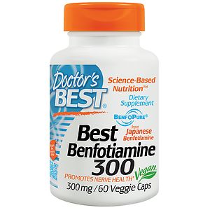 Doctor's Best Best Benfotiamine 300 mg, Veggie Caps image