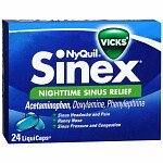 Vicks Nyquil Sinex Nyquil Sinus Relief LiquiCaps
