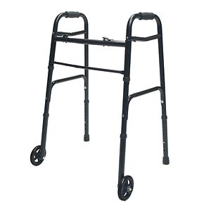 Lumex ColorSelect Adult Walker with Wheels Black image
