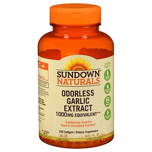 Sundown Naturals Odorless Garlic 1000mg, Softgels image