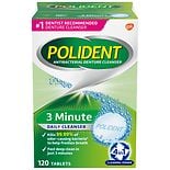 3 Minute Antibacterial Denture Cleanser TabletsTriple Mint wag-3 Minute Antibacterial Denture Cleanser TabletsTriple Mint