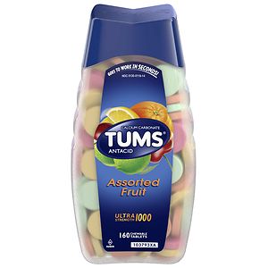  Tums Ultra 1000 Strength Maximum Strength Antacid/Calcium Supplement Assorted Fruit 
