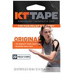 KT Tape Kinesiology Therapeutic Tape Precut Strips, Black